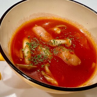 【簡単】トマト缶を使って簡単に。トマトスープ